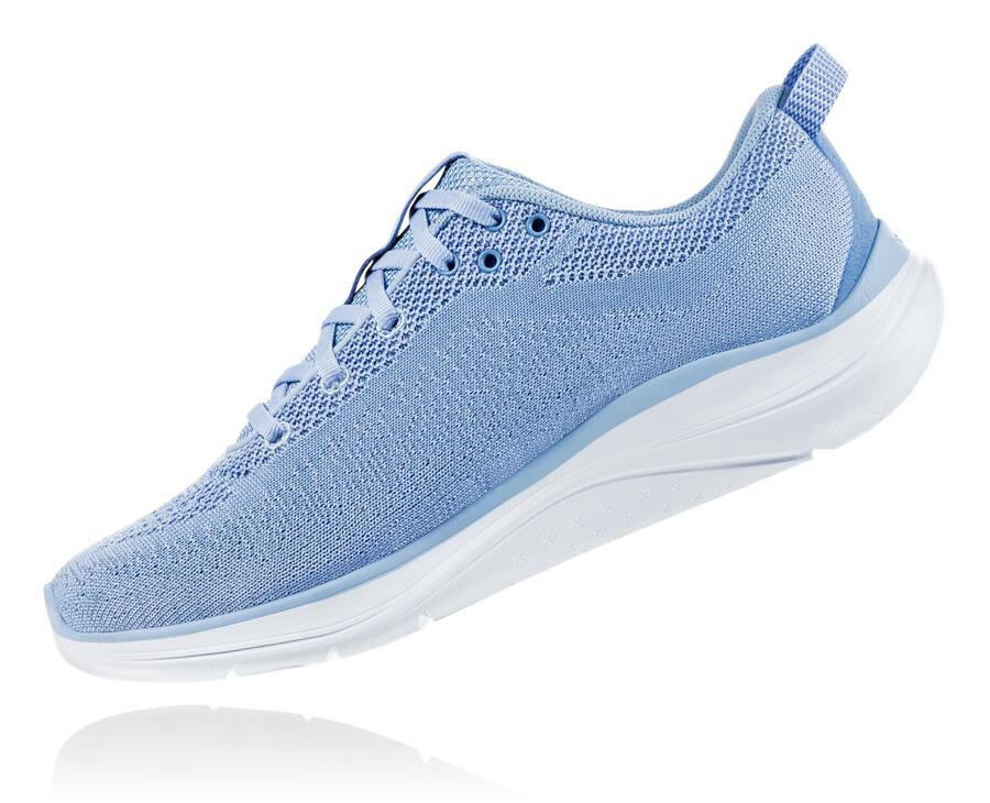 Hoka One One Hardloopschoenen Dames - Hupana Flow - Blauw/Wit - FL9602845